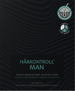 Hårkontroll® MAN Hair Boosting Nutrition (60 tablet / za 30 dni)